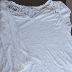 White, peasant style top